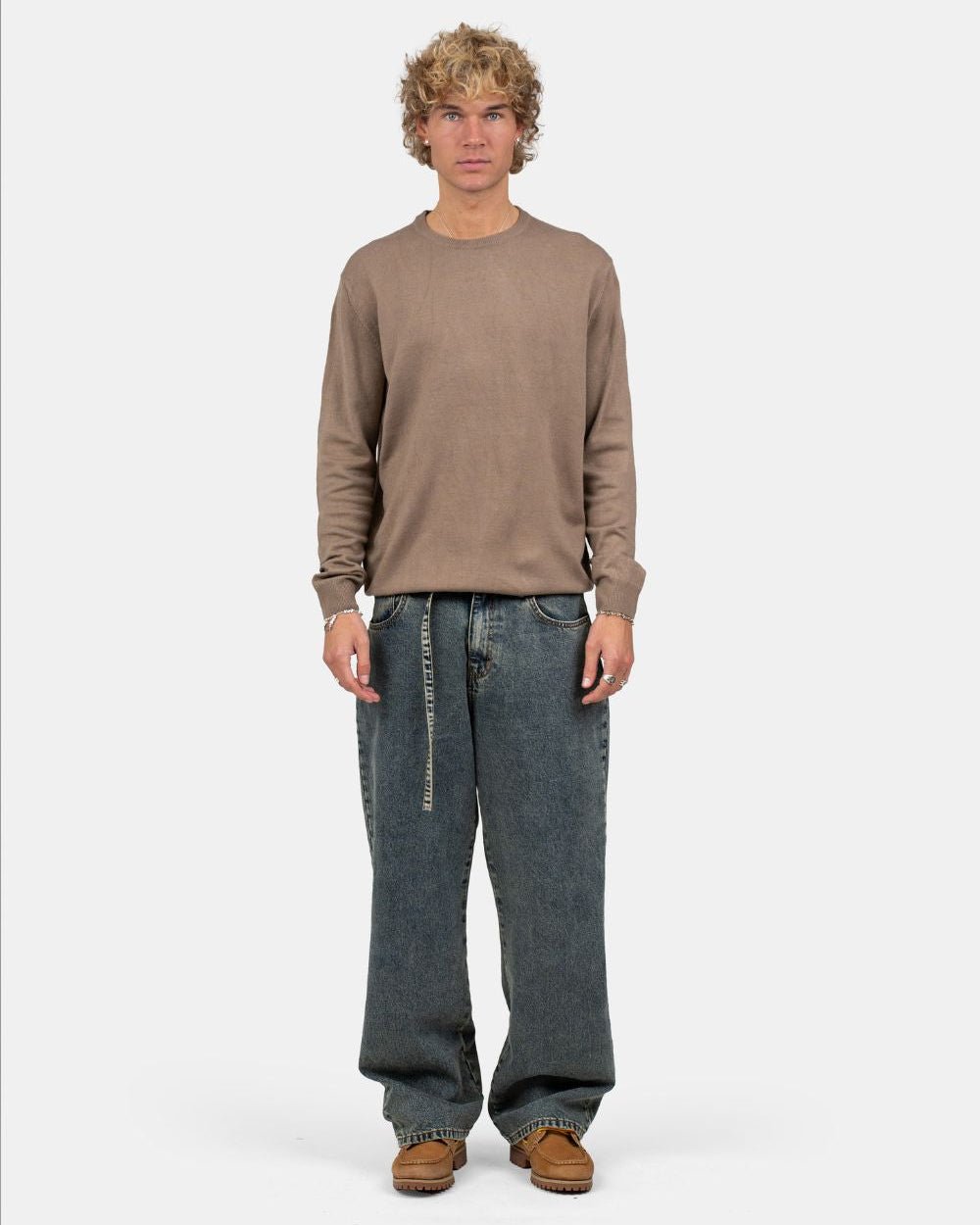 Striktrøje Mokka | Skagen - clothing.dk